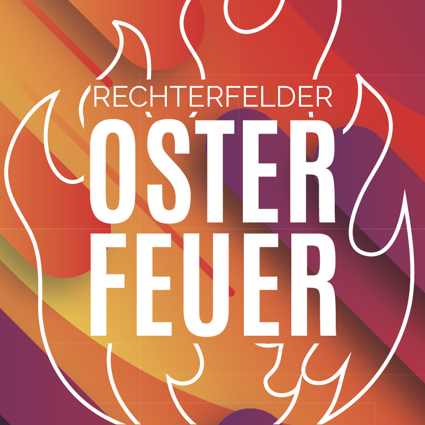 KLBJ Rechterfeld: Osterfeuer-Banner