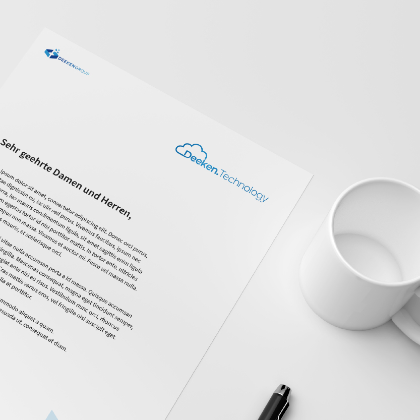 Deeken Technology GmbH: Briefpapier